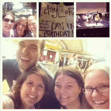 This was how I celebrated my B-day last year!