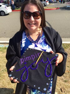 My AMAZINGLY decorated cap! 